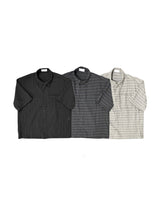 ジャカードチェッカード半袖Tシャツ 3C