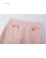 Sally Gold Burton Tweed Two-Piece Set-Up Short/Long ver