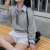 [BELLIDE MADE] Almonds, color cropped sweat