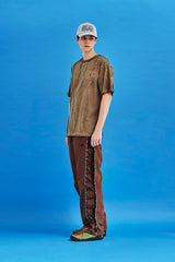 STRING NYLON PANTS / BROWN