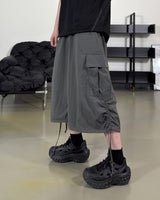 Shuren Shirring Cargo Bermuda Pants