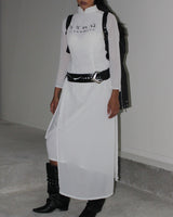 YUKEI "HERITAGE" LOGO SLIM FIT COLLAR DRESS (1OF1 UNRELEASED)