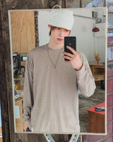 ノーマル コットン プレーン ロングスリーブ Tシャツ