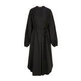 BLUEBELL midi shirt dress [black]