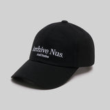 Nus. アーチボールキャップ（ブラック）