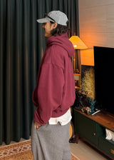 Semi-cropped hoodie 5COLOR