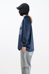 ダイスタンドベルベット長袖Tシャツ