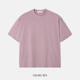 LMN サマーレイヤリングクロップラウンド半袖Tシャツ (11 colors)