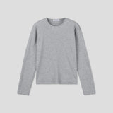 Chewy Waffle Crop Long Sleeve