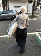 (裏起毛) スタースタッドスウェットパンツ