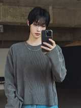 Quro ネックレス リブTシャツ