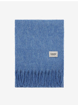 Wool candy muffler (casi blue)
