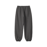 ソフトタッチウォッシュドバルーンワイドスウェットパンツ - チャコール