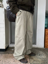 Arthur pin curved pants