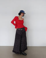 V-neck Knit Sleeveless Cardigan Set