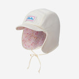 Sprinkle Teddy Reversible Trooper Hat (Ivory)