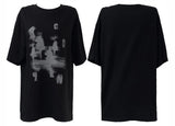 [unisex] アルクディオーバーフィットプリンティング半袖Tシャツ (2color)