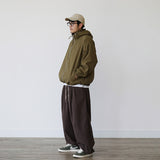 モイリバーシブルフーデッドジャンパー
