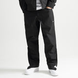 Poly Cotton Cargo Pants - BLACK