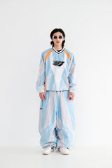 FUTURE SPORTY SUPER WIDE JOGGER PANTS SKY