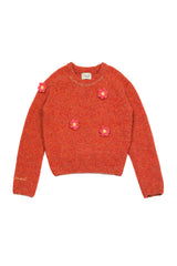 Tommy Flower Knit [Orange]