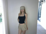 double square halter top(4 color) 