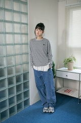 26SS★ Puppy Stripe Long Sleeve