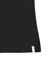 ONE-SHOULDER ELASTIC T (BLACK)