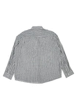 No.1242 W check thin SHIRT (4color)