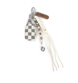 Leona Check Pocket Keyring