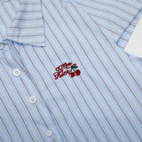 Cherry Stripe Collar T-Shirt 231776637