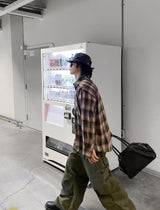 No.1046 PJ check SHIRT (10color)