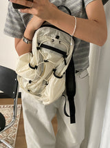 Modula Nylon Drawstring Backpack Large Hiking Bag 6 Colors