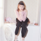 SOFT CREAM LETTERING BOLERO - PINK