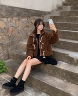 #スノーボアショートダッフルジャンパー(2color)