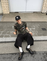 No.1811 S lettering camo half T