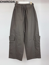 FOLD CARGO WIDE PANTS (5C)