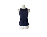 Prim Ribbed Round Sleeveless
