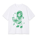 PIXEL DJ KID OVER FIT T-SHIRT (3color)