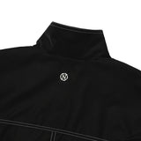 COLLECTION SOFT VELVET WOVEN JUMPER [BLACK]
