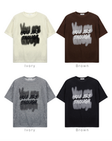 GL レタリングニットウェア 半袖 (4 colors)