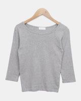 キーパーUネックベーシック 3/4 スリーブTシャツ