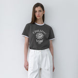 (T-7042)ツートーンバイブTシャツ
