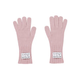 129 Fingerhole Gloves Pink