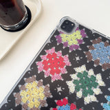 モチーフ iPAD ケース - D - BLACK