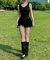 frill blouse (2colors)