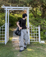 Raun Curved Cargo Wide Pants