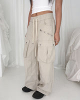 Zipper banding cargo pants