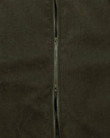 [Lined Fur] Weave Corduroy Hood Jacket