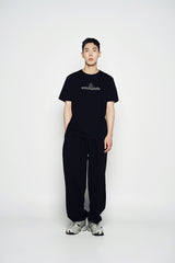 25SS ラウンディングシンボルロゴ半袖Tシャツ ブラック
